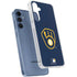 MLB Milwaukee Brewers - Solid Distressed Galaxy A55 5G Clear Case