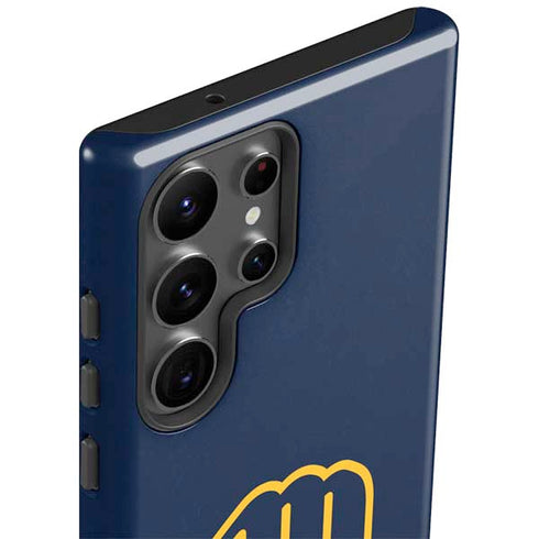 MLB Milwaukee Brewers - Solid Distressed Galaxy S23 Ultra Pro Case