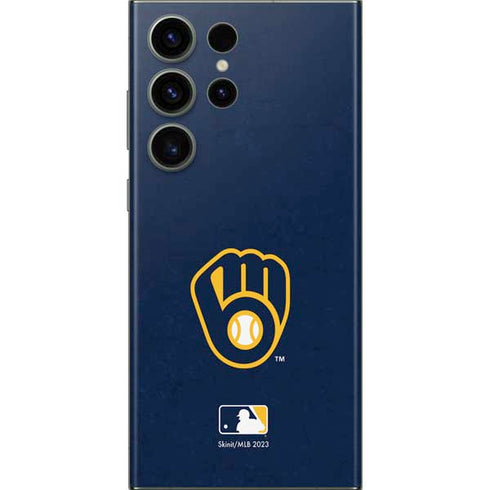 MLB Milwaukee Brewers - Solid Distressed Galaxy Skins