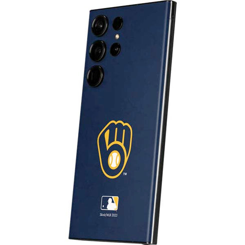 MLB Milwaukee Brewers - Solid Distressed Galaxy Skins