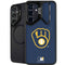 MLB Milwaukee Brewers - Solid Distressed Galaxy S25 Plus Kickstand Case