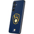 MLB Milwaukee Brewers - Solid Distressed Galaxy S25 Plus Skin