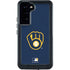 MLB Milwaukee Brewers - Solid Distressed Galaxy S24 Plus Waterproof Case