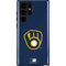 MLB Milwaukee Brewers - Solid Distressed Galaxy Cases
