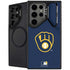 MLB Milwaukee Brewers - Solid Distressed Galaxy S24 Ultra Kickstand Case