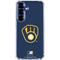 MLB Milwaukee Brewers - Solid Distressed Galaxy S25 Plus Clear Case