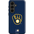 MLB Milwaukee Brewers - Solid Distressed Galaxy S26 Impact Case
