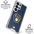 MLB Milwaukee Brewers - Solid Distressed Galaxy S26 Ultra Clear Case