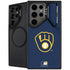 MLB Milwaukee Brewers - Solid Distressed Galaxy S26 Ultra Kickstand Case