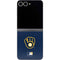 MLB Milwaukee Brewers - Solid Distressed Galaxy Z Flip6 Skin