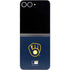 MLB Milwaukee Brewers - Solid Distressed Galaxy Z Flip6 Skin