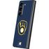 MLB Milwaukee Brewers - Solid Distressed Galaxy Z Fold5 5G Skin
