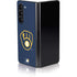 MLB Milwaukee Brewers - Solid Distressed Galaxy Z Fold5 5G Skin