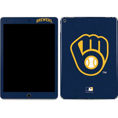 MLB Milwaukee Brewers - Solid Distressed iPad Skins