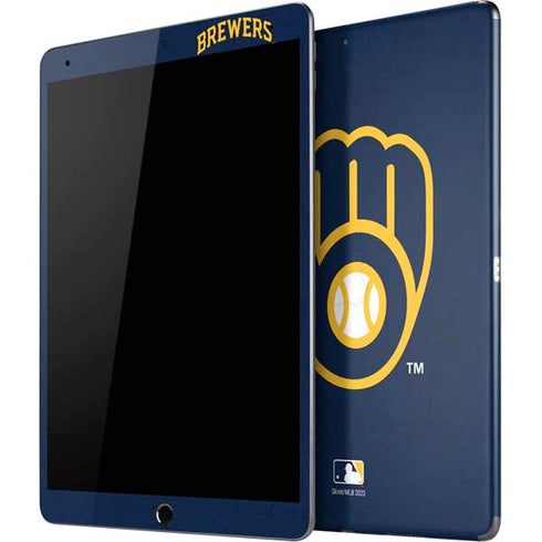 MLB Milwaukee Brewers - Solid Distressed iPad Skins