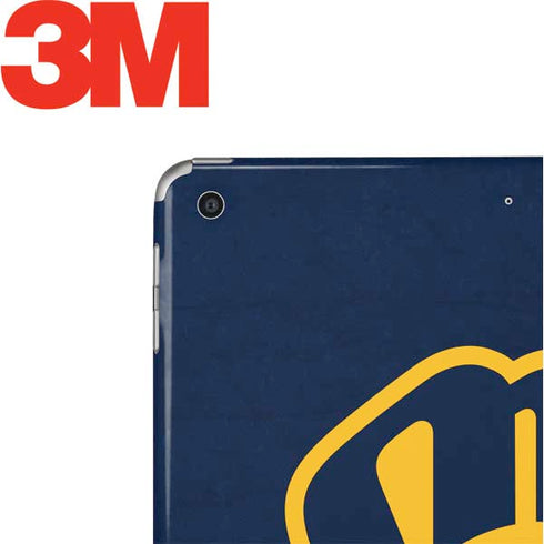MLB Milwaukee Brewers - Solid Distressed Apple iPad Skin