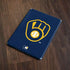 MLB Milwaukee Brewers - Solid Distressed Apple iPad Skin