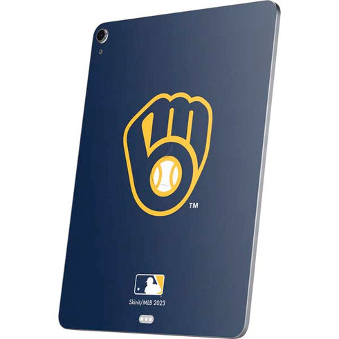 MLB Milwaukee Brewers - Solid Distressed Apple iPad Air Skin