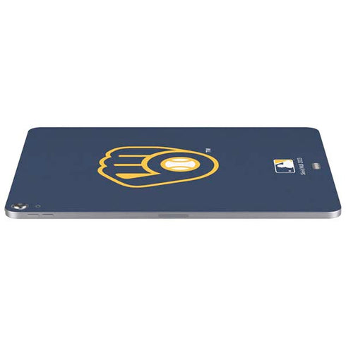 MLB Milwaukee Brewers - Solid Distressed Apple iPad Air Skin