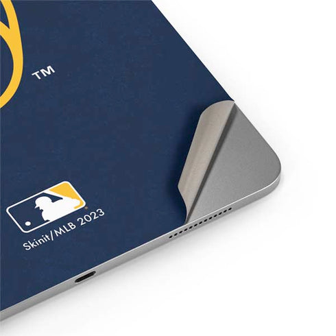 MLB Milwaukee Brewers - Solid Distressed Apple iPad Air Skin