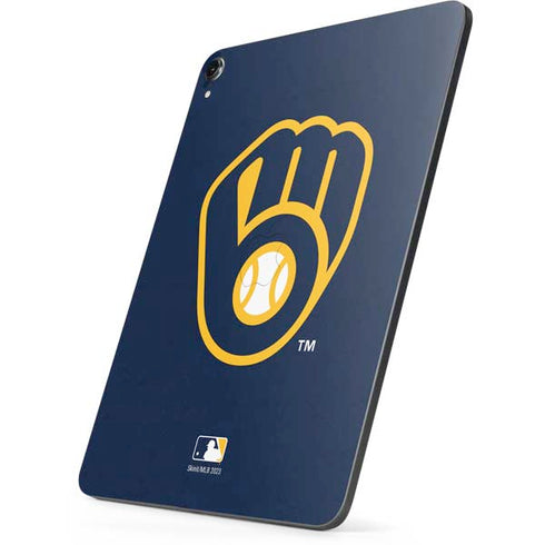 MLB Milwaukee Brewers - Solid Distressed Apple iPad Pro Skin