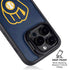 MLB Milwaukee Brewers - Solid Distressed iPhone 13 Pro Kickstand Case