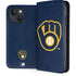 MLB Milwaukee Brewers - Solid Distressed iPhone Cases