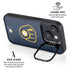 MLB Milwaukee Brewers - Solid Distressed iPhone 15 Plus Kickstand Case