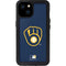 MLB Milwaukee Brewers - Solid Distressed iPhone 15 Plus Waterproof Case