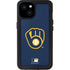 MLB Milwaukee Brewers - Solid Distressed iPhone 15 Plus Waterproof Case