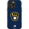 MLB Milwaukee Brewers - Solid Distressed iPhone 15 Pro Impact Case