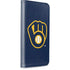 MLB Milwaukee Brewers - Solid Distressed iPhone 15 Pro Max Folio Case