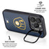 MLB Milwaukee Brewers - Solid Distressed iPhone 15 Pro Max Kickstand Case