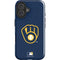 MLB Milwaukee Brewers - Solid Distressed iPhone 16 Impact Case