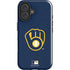 MLB Milwaukee Brewers - Solid Distressed iPhone 16 Impact Case
