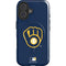 MLB Milwaukee Brewers - Solid Distressed iPhone 16 Magsafe Impact Case
