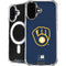 MLB Milwaukee Brewers - Solid Distressed iPhone 16 Plus MagSafe Case