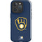 MLB Milwaukee Brewers - Solid Distressed iPhone 16 Pro Impact Case
