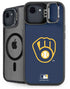 MLB Milwaukee Brewers - Solid Distressed iPhone 16e Kickstand Case
