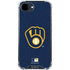 MLB Milwaukee Brewers - Solid Distressed iPhone 16e Clear Case