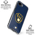 MLB Milwaukee Brewers - Solid Distressed iPhone 16e Clear Case