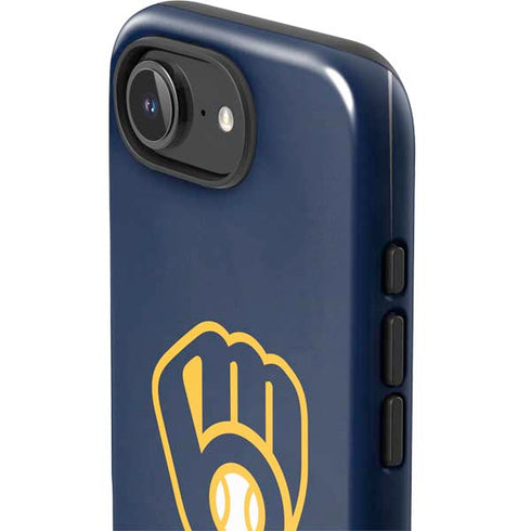 MLB Milwaukee Brewers - Solid Distressed iPhone 16e Impact Case