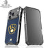 MLB Milwaukee Brewers - Solid Distressed iPhone 18 Pro Clear Case