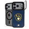MLB Milwaukee Brewers - Solid Distressed iPhone 18 Pro Kickstand Case