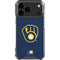 MLB Milwaukee Brewers - Solid Distressed iPhone 18 Pro Max Clear Case
