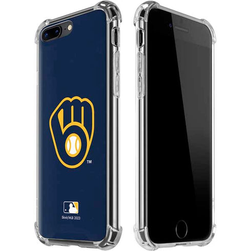 MLB Milwaukee Brewers - Solid Distressed iPhone Cases