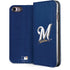 MLB Milwaukee Brewers - Solid Distressed iPhone 7 Folio Case