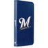 MLB Milwaukee Brewers - Solid Distressed iPhone 7 Folio Case