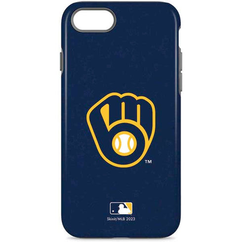 MLB Milwaukee Brewers - Solid Distressed iPhone Cases