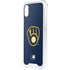 MLB Milwaukee Brewers - Solid Distressed iPhone XS Clear Case